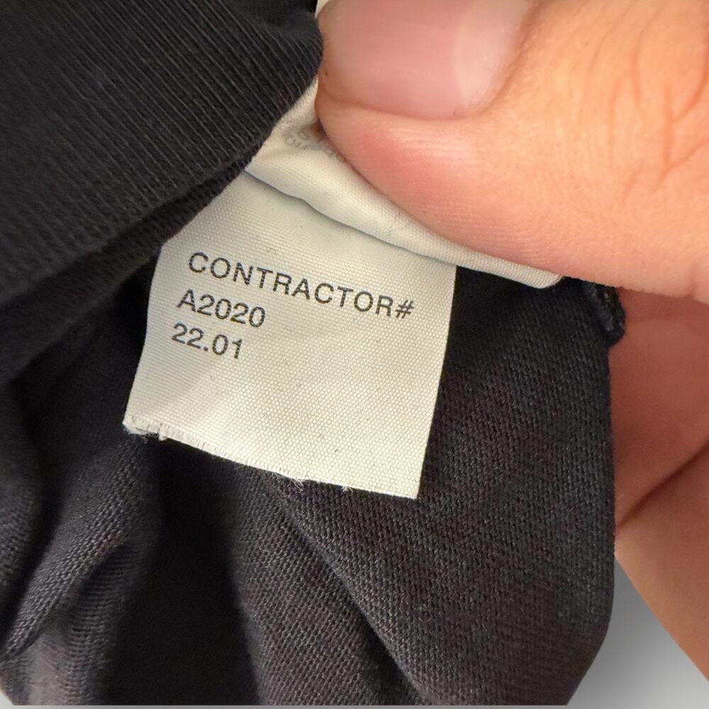 Palace x Calvin Klein CK1 Long Sleeve T-Shirt Black Size Medium M Logo Tee - Picture 6 of 7